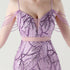 Graceful Sequin Embellished Mesh Mermaid Maxi Dress